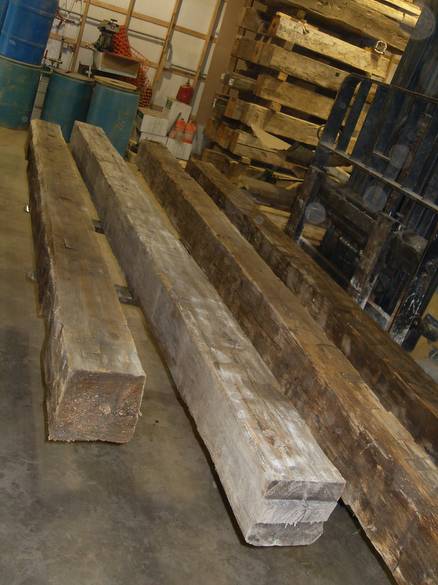 Hand Hewn timber for approval / HH 6x6 and 6x8's